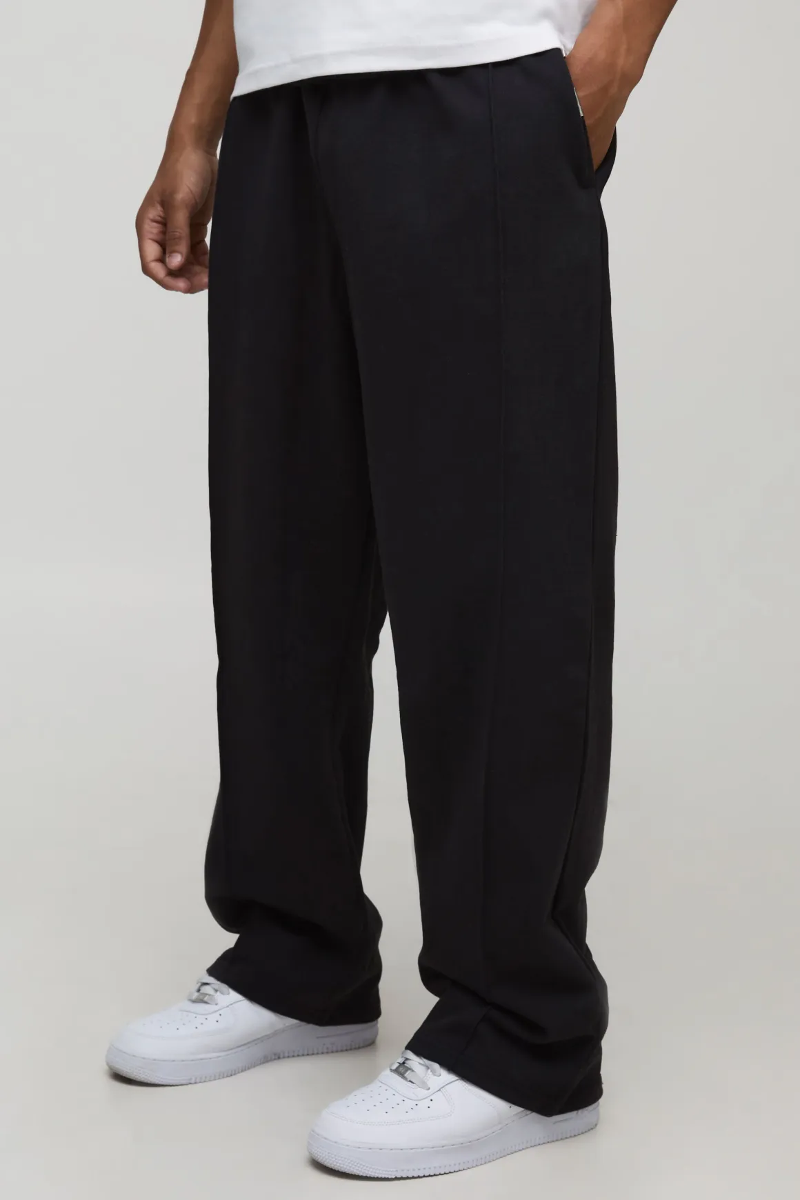 Joggeurs pour homme premium en tissu épais avec lettrage et coupe ample