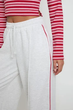 boohoo Jogging Ample À Détail De Passepoil Et Chevilles À Cordon Coulissant<Femme Pantalons|Athleisure