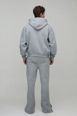 boohooMAN Jogging Baggy Coupe Évasée à Ourlets Fendus<Homme Jogging|Tout Afficher