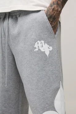 boohooMAN Jogging Baggy Gothique Imprimé Taille Haute<Homme Tout Afficher|Jogging