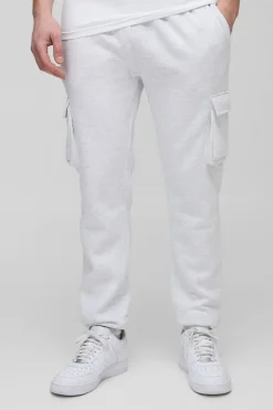 boohooMAN Jogging Cargo Coupe Ajustée pour Homme Grand en<Homme Tout Afficher|Jogging