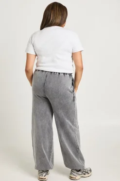 boohoo Jogging Cargo Large Plus à Effet Délavé Acide<Femme Pantalons|Joggings
