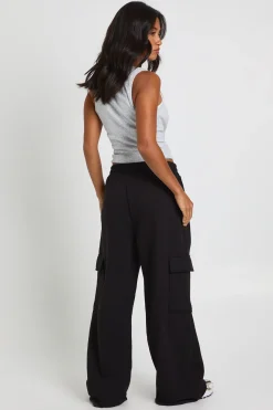 Jogging Cargo Petite Taille Jambe Large