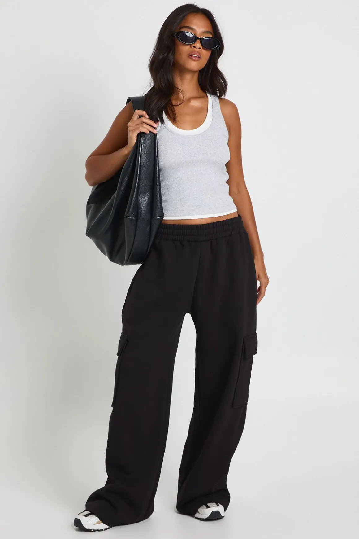 Jogging Cargo Petite Taille Jambe Large