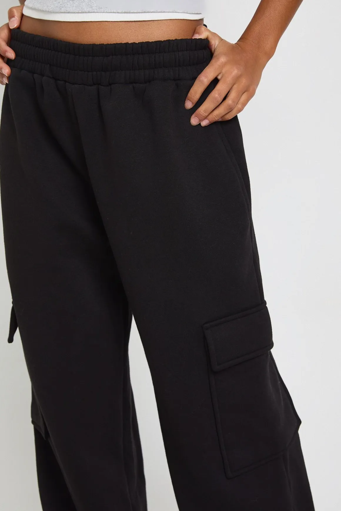 Jogging Cargo Petite Taille Jambe Large