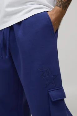 Jogging Coupe Baggy avec Appliqué Étoile