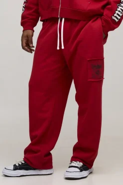 Jogging Coupe Baggy Grande Taille Avec Appliqués Et Imprimé Gothique