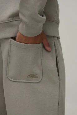 boohooMAN Jogging Coupe Droite En Molleton Épais 480 G/m²<Homme Jogging|Survêtements