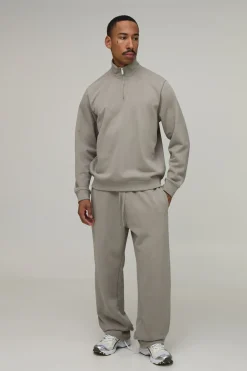 boohooMAN Jogging Coupe Droite En Molleton Épais 480 G/m²<Homme Jogging|Survêtements