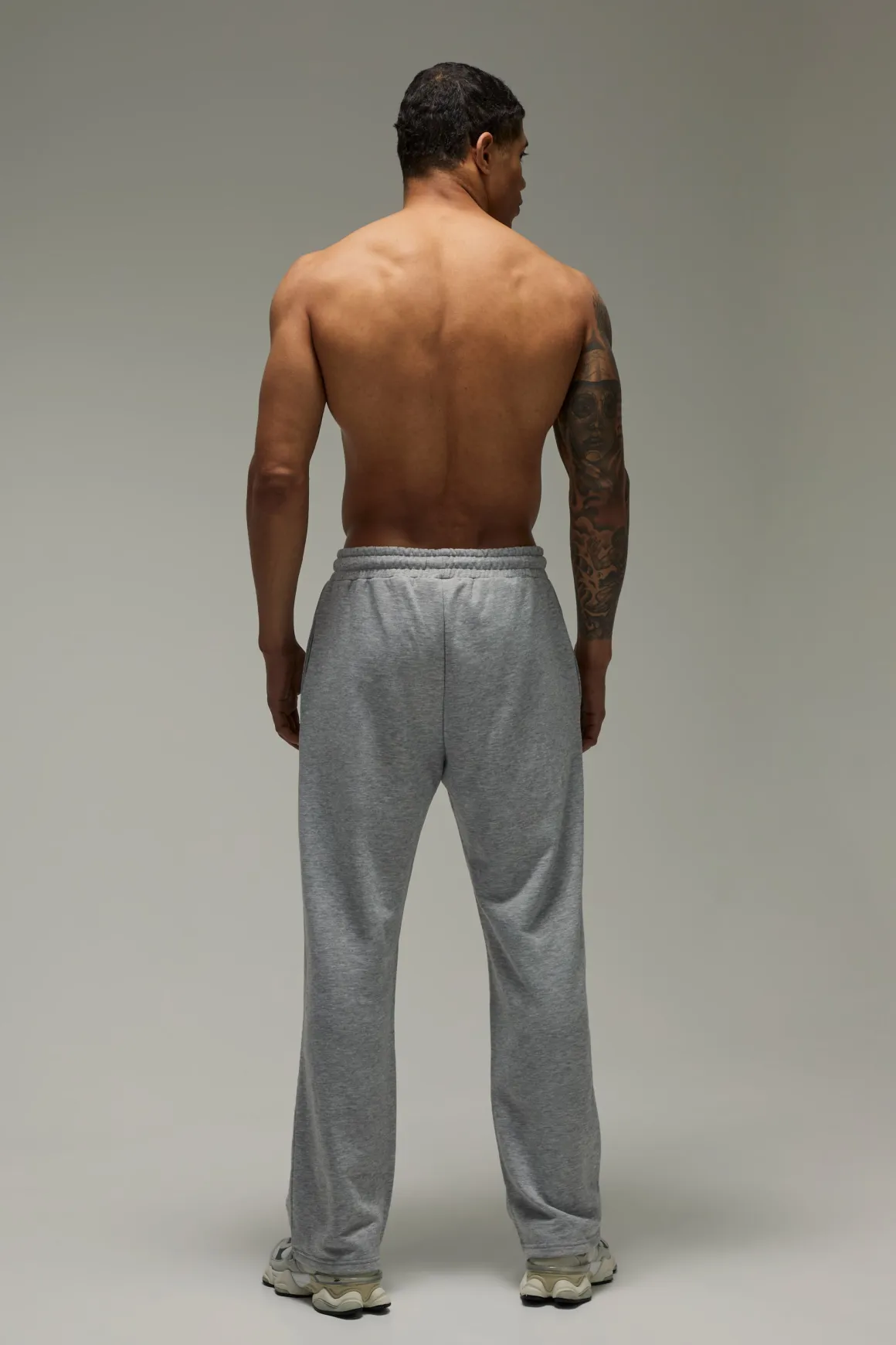 Jogging Coupe Droite En Molleton Bouclette Training Dept