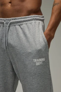 Jogging Coupe Droite En Molleton Bouclette Training Dept