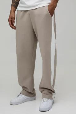 boohooMAN Jogging Coupe Droite à Panneaux<Homme Jogging|Tout Afficher