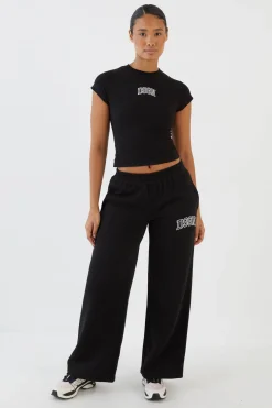 DSGN Studio Jogging Droit À Appliqué Léopard<Femme Joggings|Pantalons