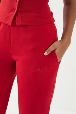 DSGN Studio Jogging Droit Brodé<Femme Pantalons|Dsgn Studio