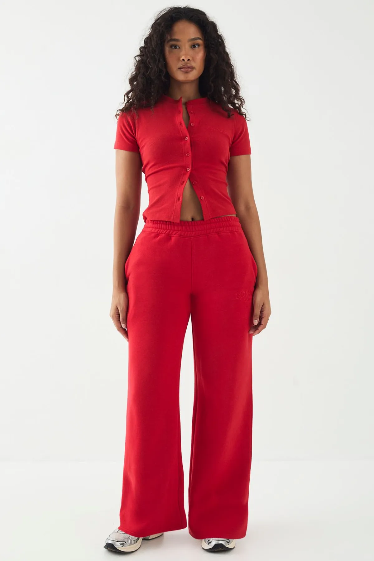 DSGN Studio Jogging Droit Brodé<Femme Pantalons|Dsgn Studio