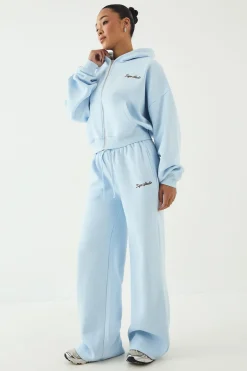 Jogging Droit Brodé Script Dsgn Studio