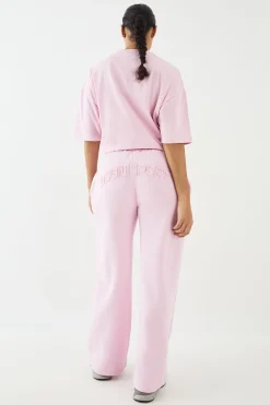 DSGN Studio Jogging Droit avec Appliqués en Tissu Assorti<Femme Pantalons|Dsgn Studio