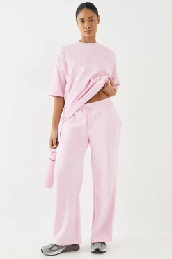 DSGN Studio Jogging Droit avec Appliqués en Tissu Assorti<Femme Pantalons|Dsgn Studio