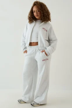 Jogging Droit Imprimé Style Universitaire Dsgn Studio