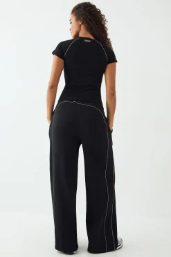 DSGN Studio Jogging Droit Réfléchissant<Femme Pantalons|Dsgn Studio