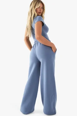 DSGN Studio Jogging Droit Script Contrasté<Femme Pantalons|Dsgn Studio