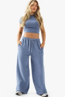 DSGN Studio Jogging Droit Script Contrasté<Femme Pantalons|Dsgn Studio