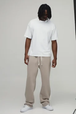 boohooMAN Jogging Droit Taille Haute à Panneaux<Homme Tout Afficher|Jogging