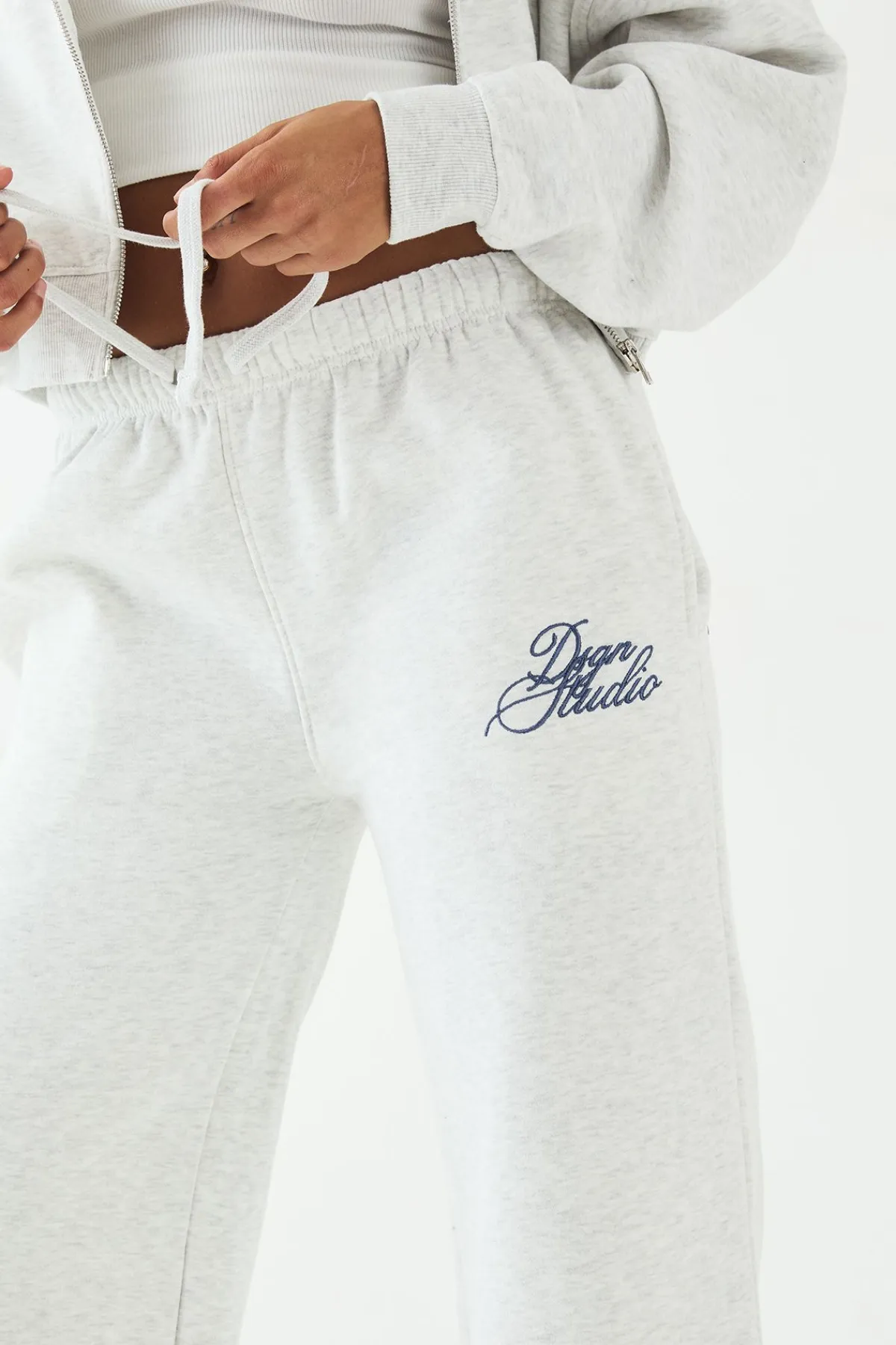 DSGN Studio Jogging Contrast Script Coupe Droite<Femme Pantalons|Dsgn Studio