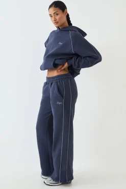 Jogging Dsgn Studio Coupe Droite À Passepoil Script