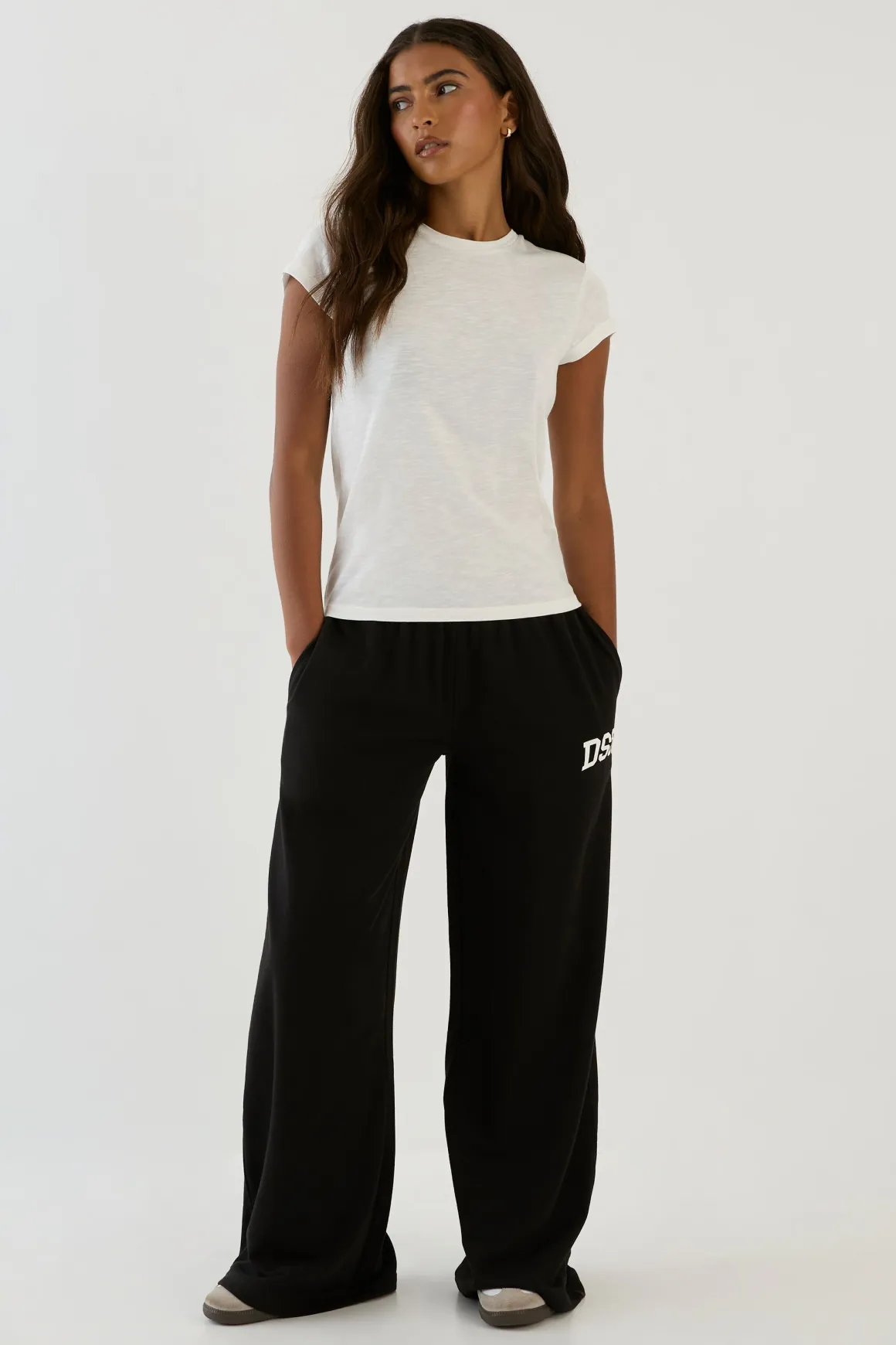 Jogging Dsgn Studio Coupe Large Taille Basse Avec Molleton Bouclette
