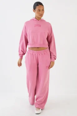 Jogging Dsgn Studio En Coton 100% Teinture Overdyed Coupe Droite