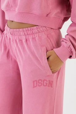 Jogging Dsgn Studio En Coton 100% Teinture Overdyed Coupe Droite