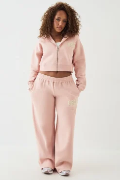 Jogging DSGN Studio en Tissu Éponge avec Appliqué Coupe Droite