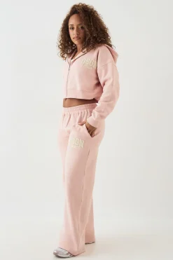 Jogging DSGN Studio en Tissu Éponge avec Appliqué Coupe Droite