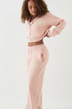 Jogging DSGN Studio en Tissu Éponge avec Appliqué Coupe Droite