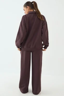 Jogging DSGN Studio en Tissu Éponge avec Appliqués Coupe Droite