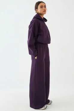Jogging DSGN Studio en Tissu Éponge avec Appliqué Coupe Droite