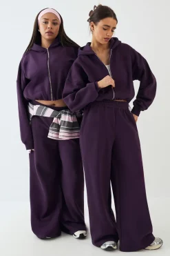 Jogging DSGN Studio en Tissu Éponge avec Appliqué Coupe Droite