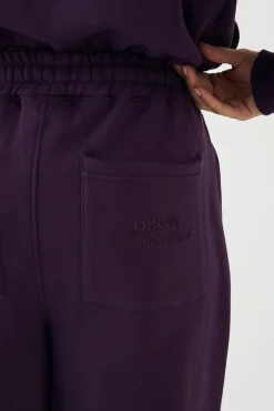 Jogging DSGN Studio en Tissu Éponge avec Appliqué Coupe Droite