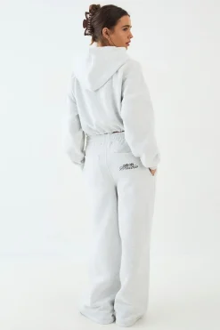 DSGN Studio Jogging en Tissu Éponge avec Appliqué Jambe Droite<Femme Pantalons|Dsgn Studio