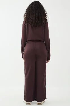 Jogging DSGN Studio en Tricot à Jambes Droites avec Détails Passepoilés