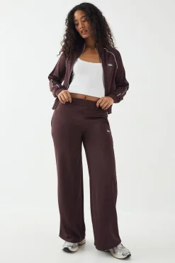 Jogging DSGN Studio en Tricot à Jambes Droites avec Détails Passepoilés