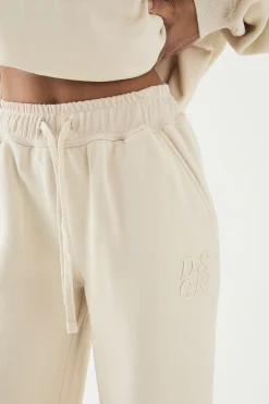 Jogging DSGN Studio à Jambe Droite avec Appliqué Ton sur Ton