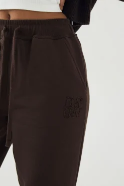 DSGN Studio Jogging à Jambe Droite avec Appliqué en Tissu Assorti<Femme Pantalons|Dsgn Studio