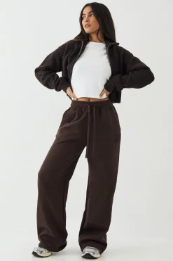 DSGN Studio Jogging à Jambe Droite avec Appliqué en Tissu Assorti<Femme Pantalons|Dsgn Studio