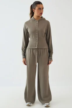 DSGN Studio Jogging à Jambes Droites en Côtes Épaisses<Femme Pantalons|Dsgn Studio