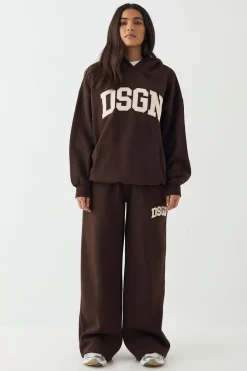 Jogging DSGN Studio à Jambes Droites avec Appliqué Cordon
