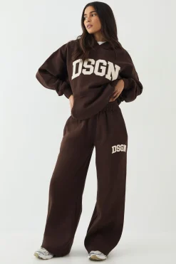 Jogging DSGN Studio à Jambes Droites avec Appliqué Cordon
