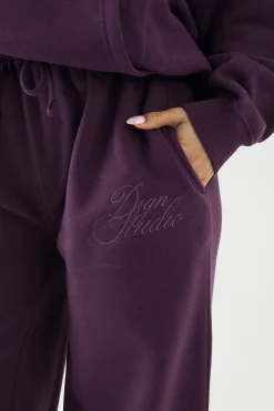 Jogging DSGN Studio à Jambes Droites avec Script Contrasté