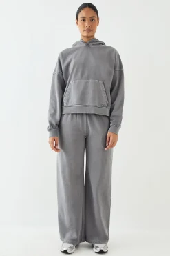 DSGN Studio Jogging Premium Lourd Délavé Coupe Droite<Femme Pantalons|Dsgn Studio